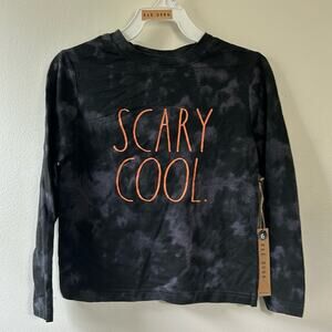 Girls Rae Dunn Halloween Scary Cool Long Sleeve Shirt Size 6